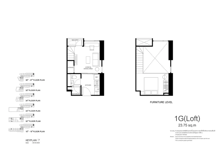 imgi_53_sansiri-condo-xelf-plan-section-unit-layout-Loft-1G