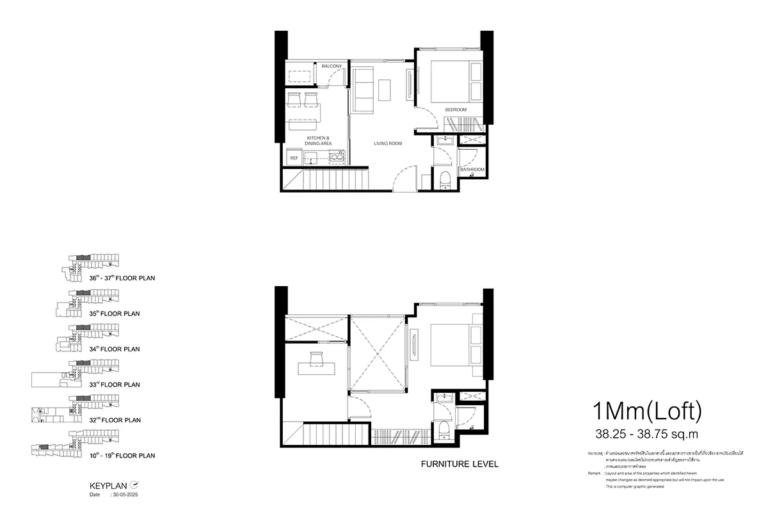 imgi_65_sansiri-condo-xelf-plan-section-unit-layout-Loft-1MM
